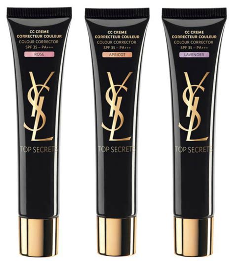 ysl top secrets cc cream review|Yves Saint Laurent Top Secrets CC Cream Color Correcting .